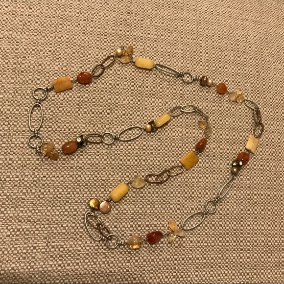 Glass beaded necklace - Picture 1 of 2